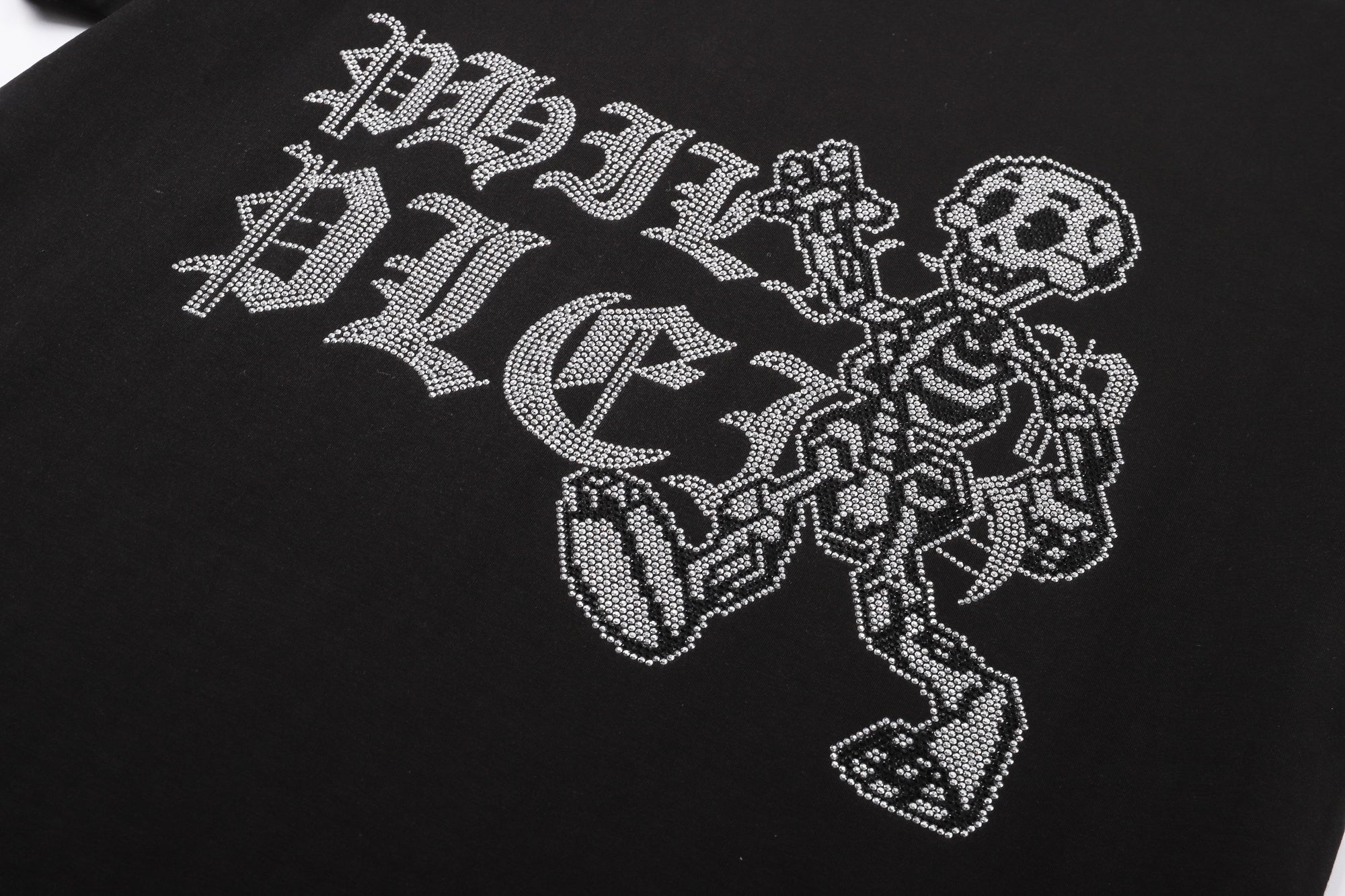 PHILIPP PLEIN Round-Neck T-Shirt with a Skull and Letter Design