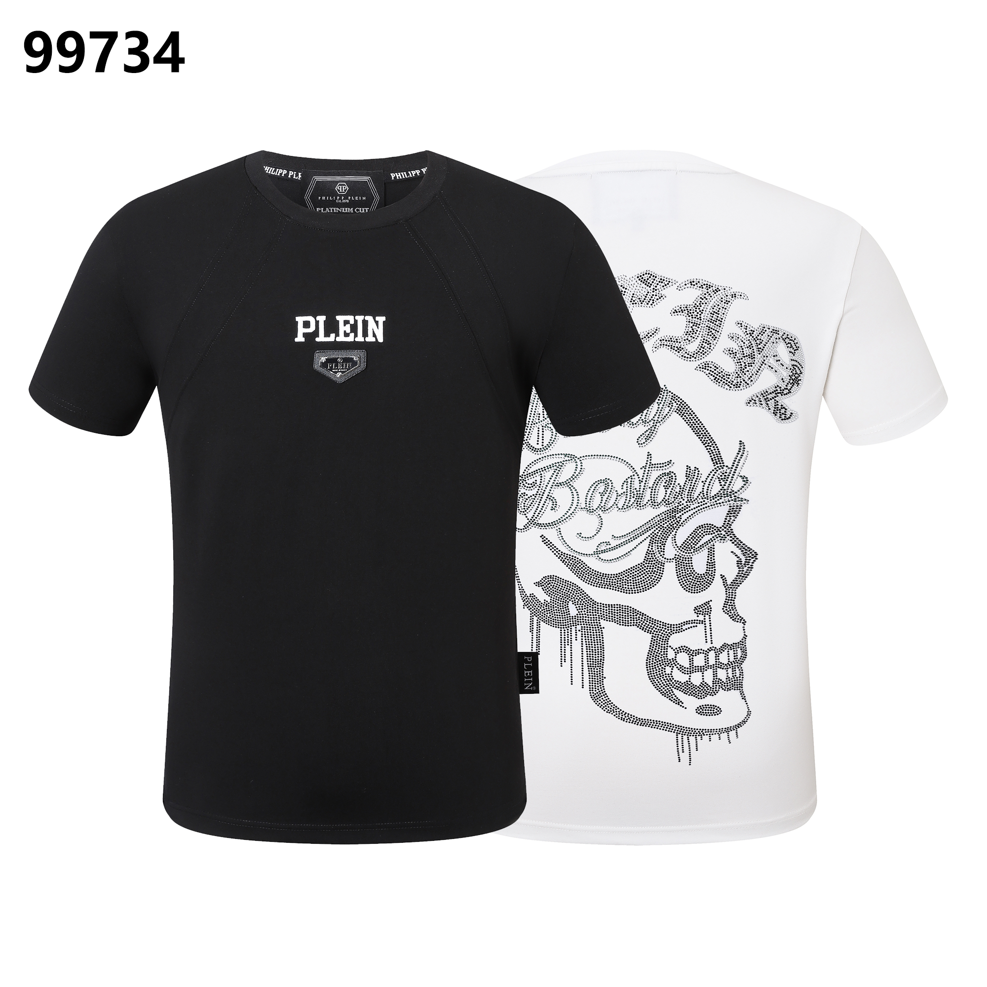 PHILIPP PLEIN Skull Crew Neck T-Shirt