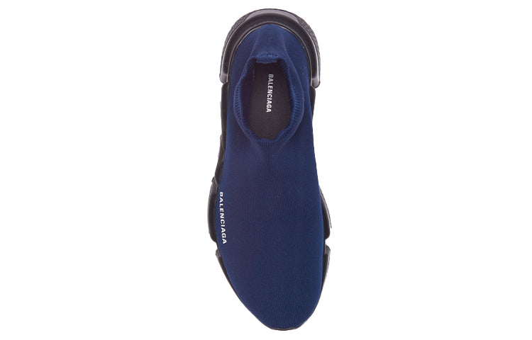 Balenciaga Speed Trainer High 'Dark Navy' 2019 585009W05G04103 #