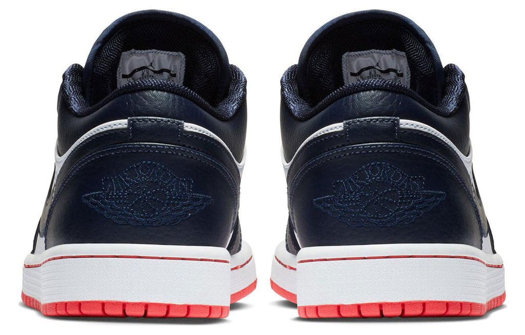 Air Jordan 1 Retro Low 'Obsidian Ember Glow' 553558-481 #