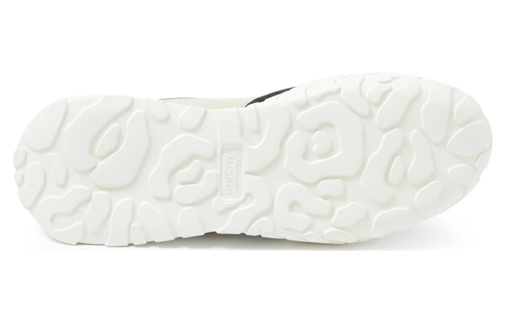 Alexander McQueen Court Paneled Low-Top Sneakers 'Beige White Red' 750365W4WL12129 #
