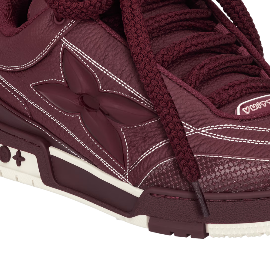 Louis Vuitton LV Skate Sneaker 'Burgundy Monogram Flower'