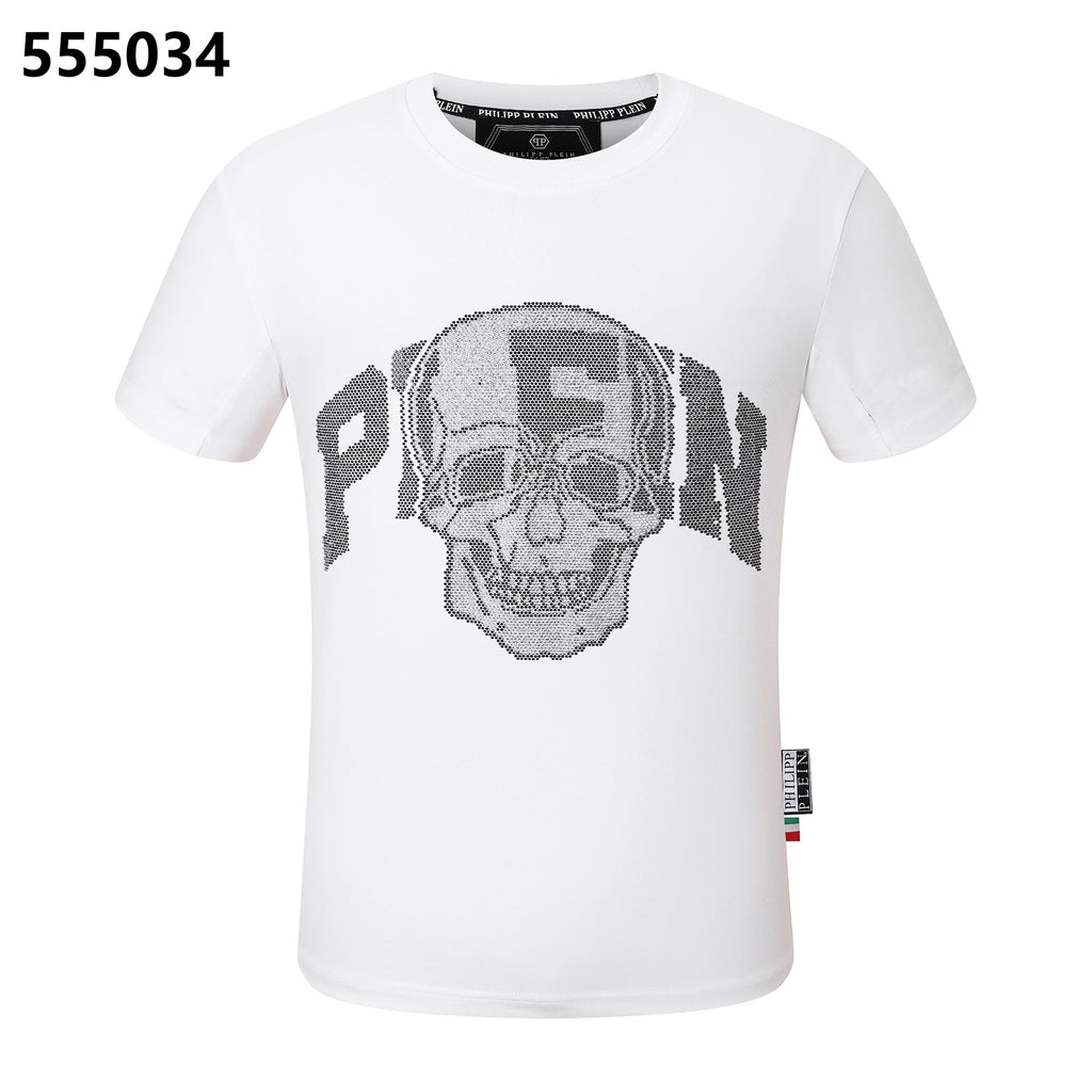 PHILIPP PLEIN Skull-Print Crew-Neck T-Shirt