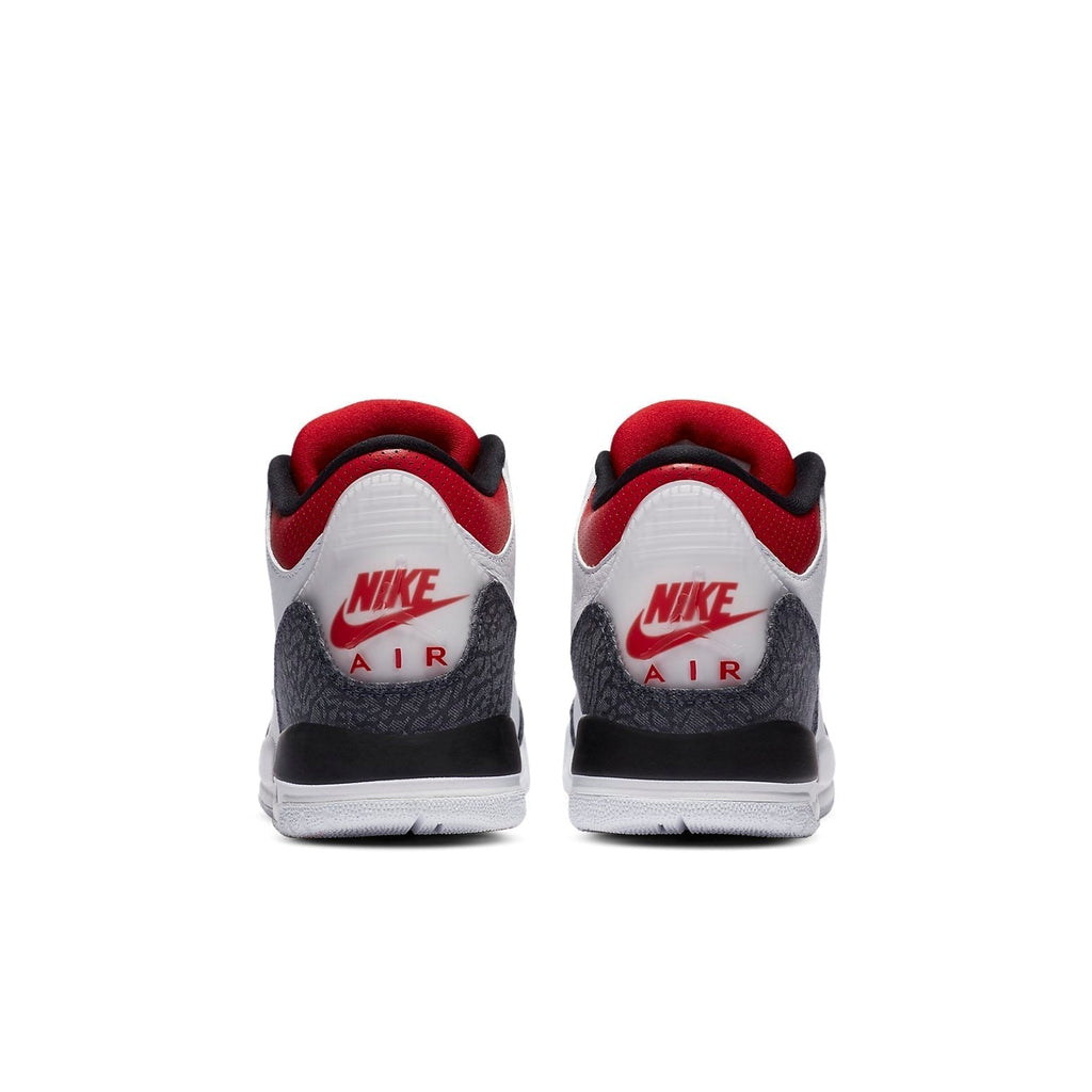 (GS) Air Jordan 3 Retro Denim SE 'Fire Red' CZ6634-100 #