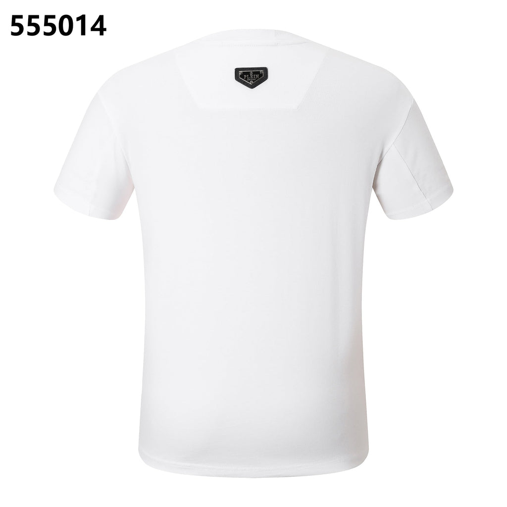 PHILIPP PLEIN 1978  Round-Neck T-Shirt with a Design of 6 Little Ducks