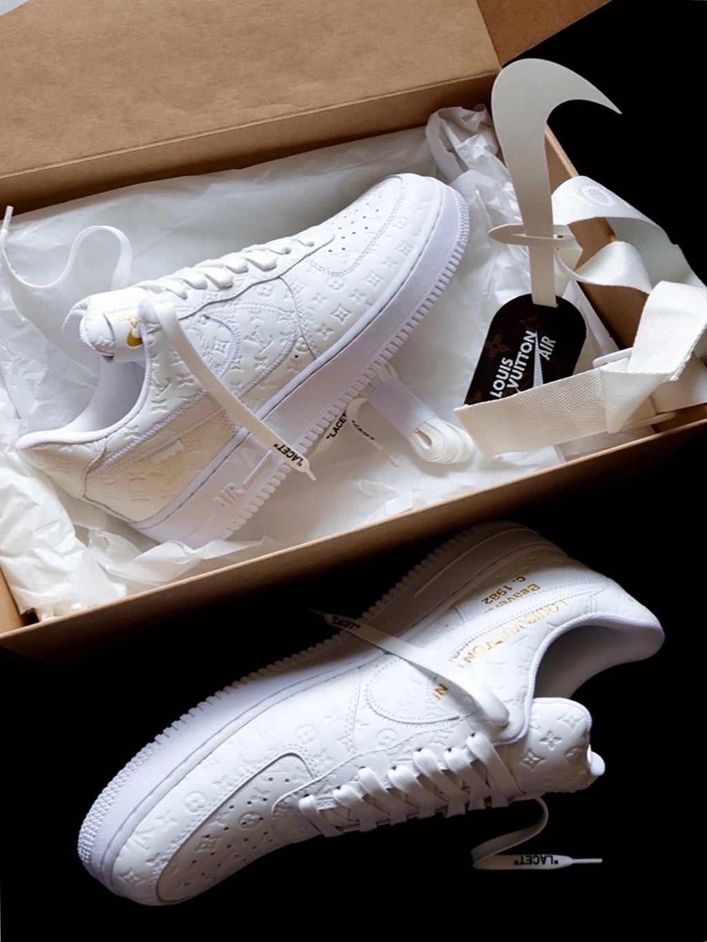 Louis Vuitton x Nike Air Force 1 Low 'By Virgil Abloh White'