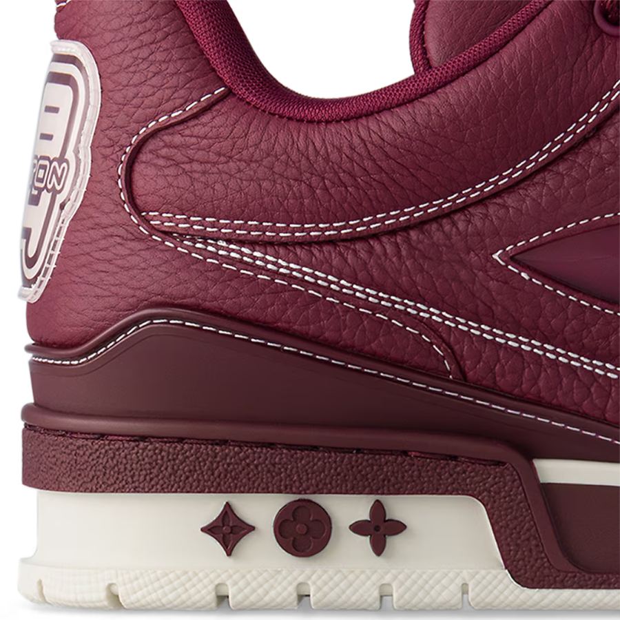 Louis Vuitton LV Skate Sneaker 'Burgundy Monogram Flower'