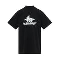 BALENCIAGA Layered Sports Logo Oversized T-Shirt in Black/White