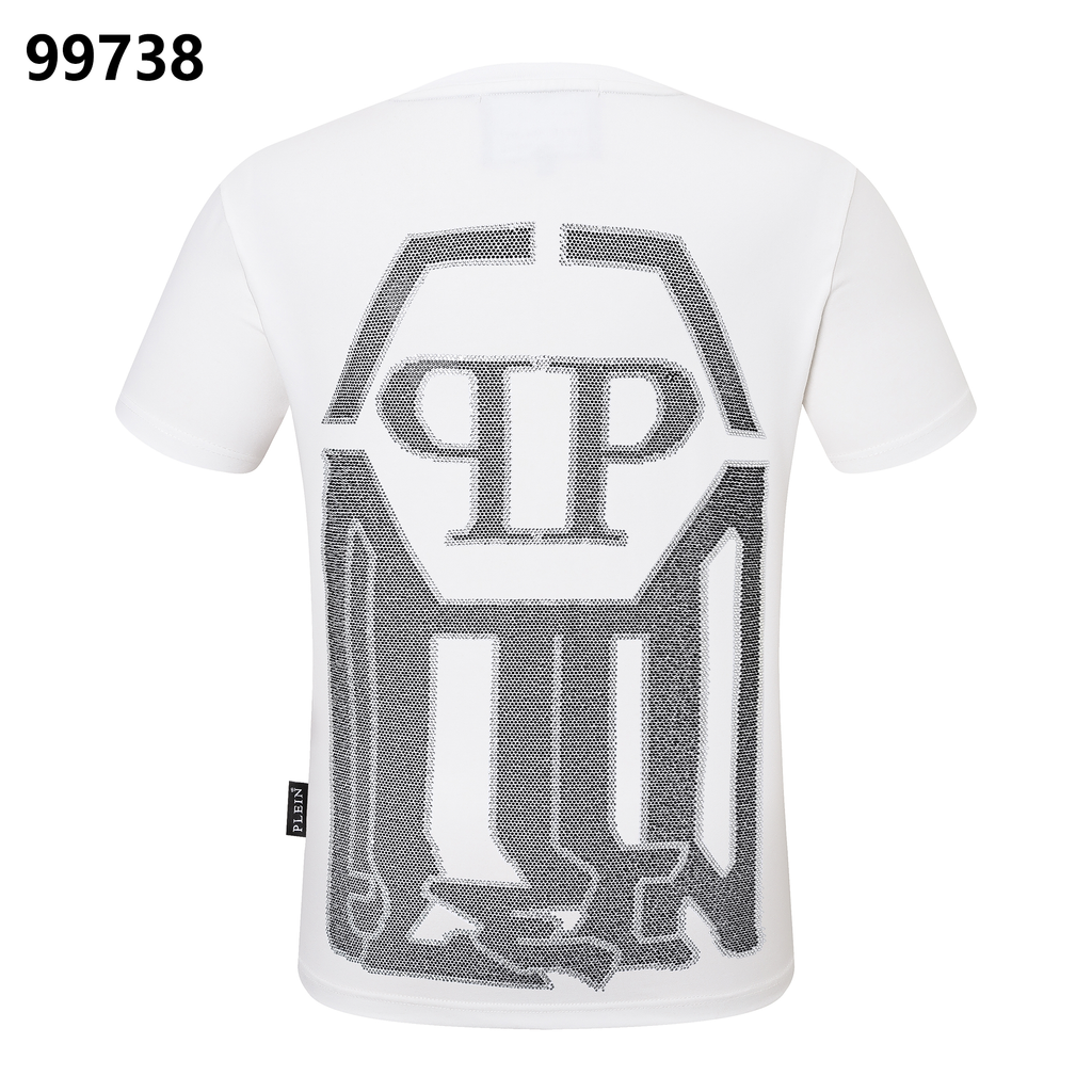 PHILIPP PLEIN Round-Neck T-Shirt with Letter Print