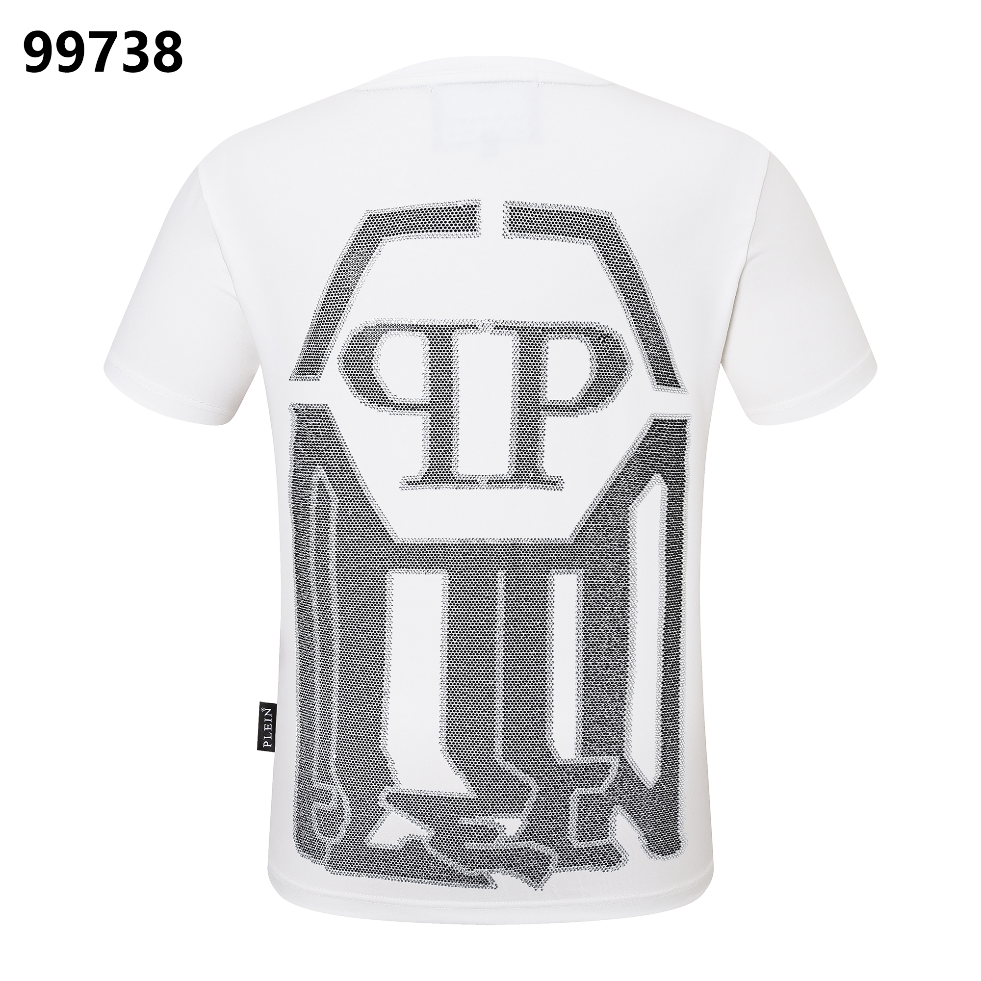 PHILIPP PLEIN Round-Neck T-Shirt with Letter Print