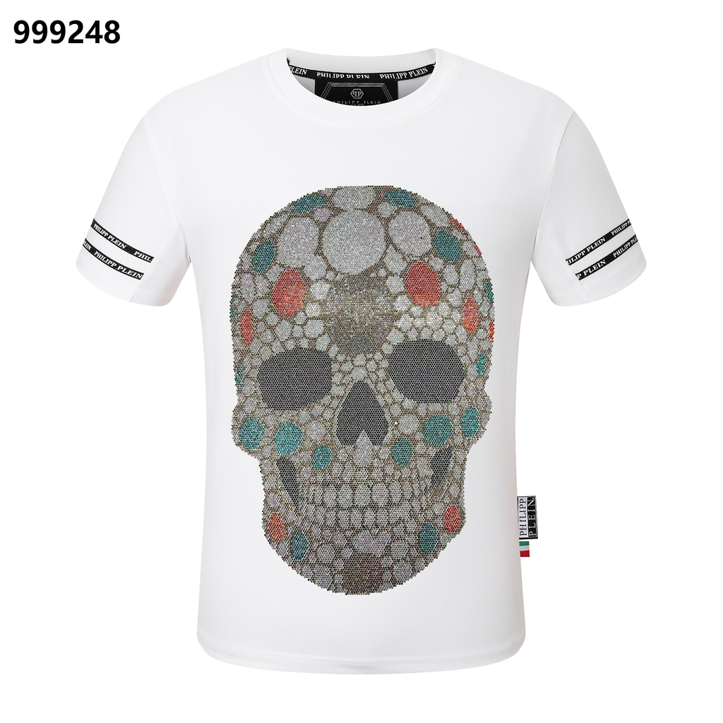 PHILIPP PLEIN Skull-Print Crew-Neck T-Shirt