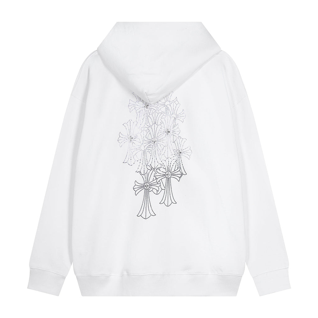 Chrome Hearts New Zip Up Hoodie -TQ02