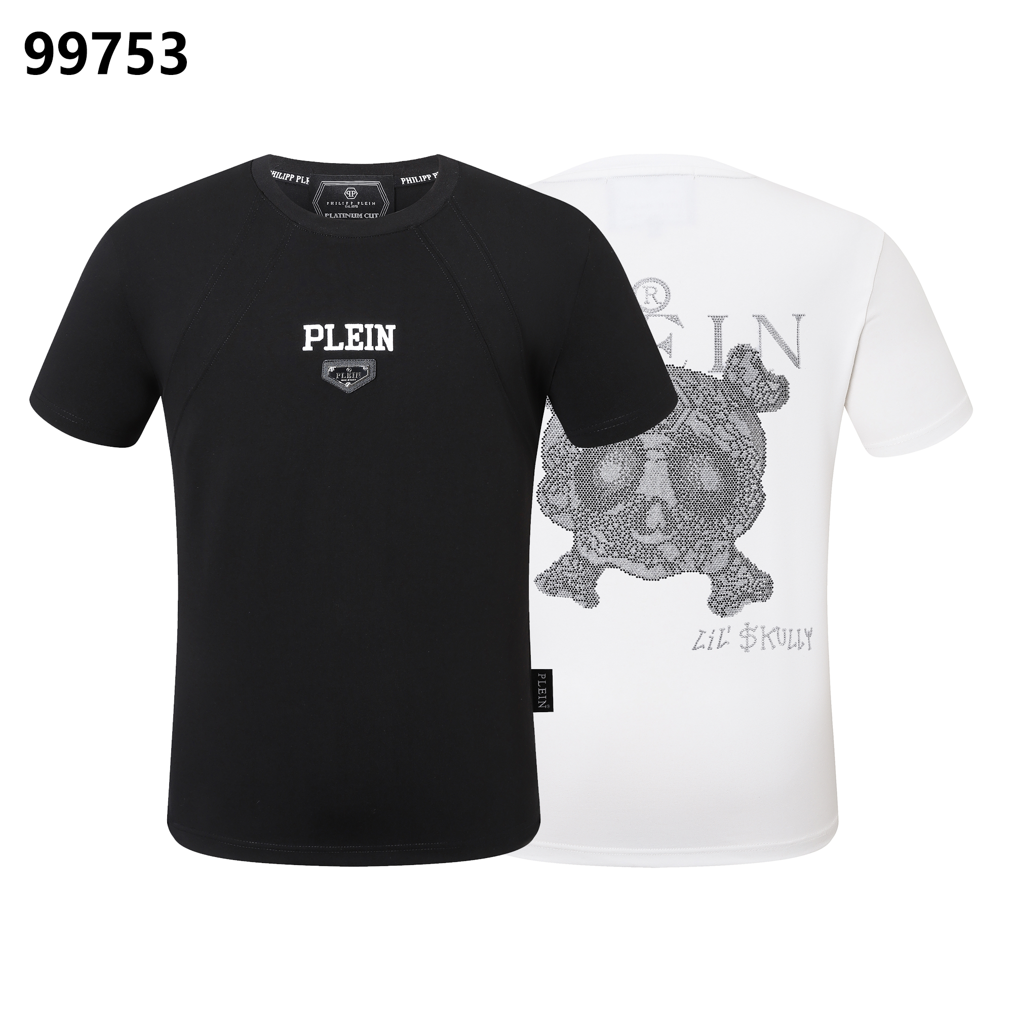 PHILIPP PLEIN Little Monster Rhinestone-Embellished Crew-Neck T-Shirt