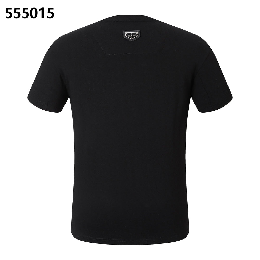 PHILIPP PLEIN Round-Neck T-Shirt with a Little Yellow Duck Design