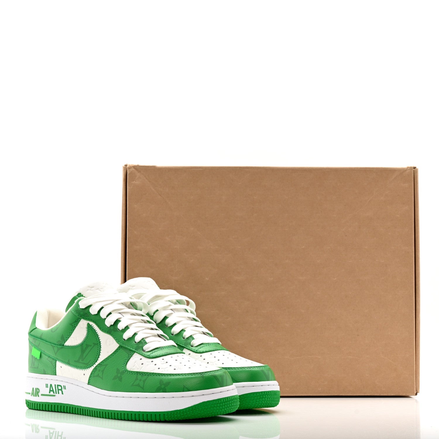 Louis Vuitton x Nike Air Force 1 Low 'By Virgil Abloh White/Green'