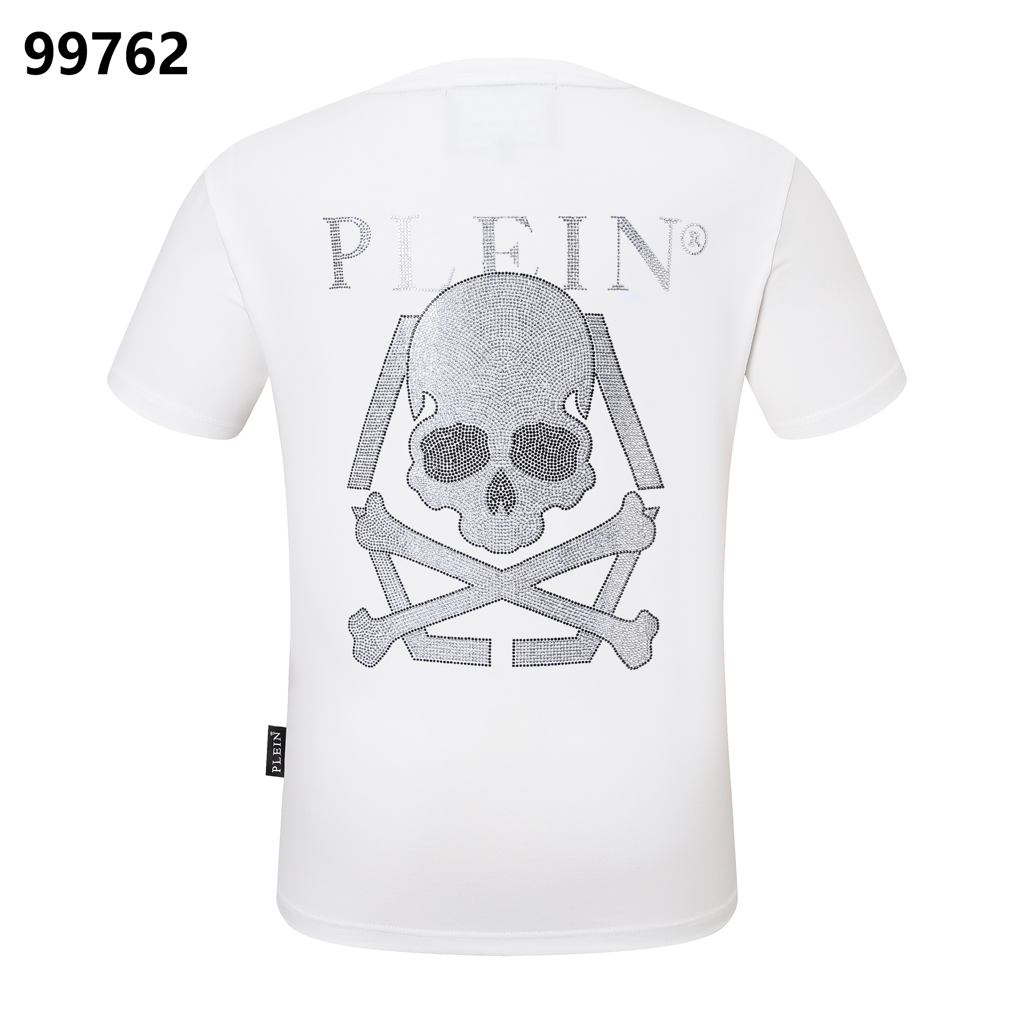 PHILIPP PLEIN Skull-Print Rhinestone-Embellished Crew-Neck T-Shirt