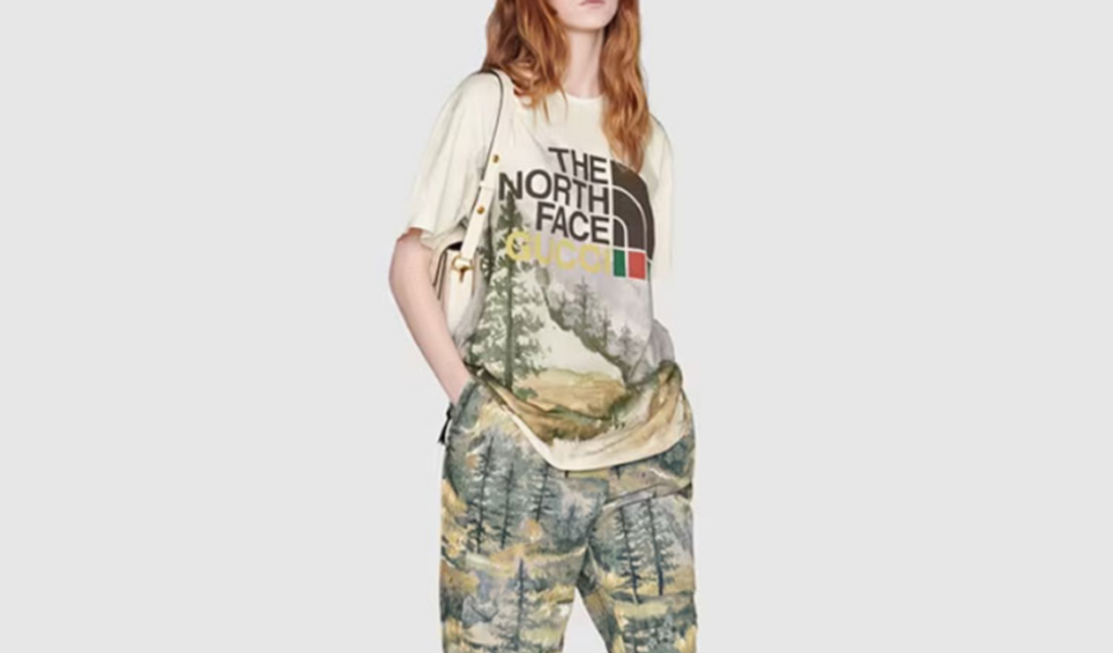 Gucci x The North Face T-Shirt 'Trail Print' 672475-XJDS8-3466