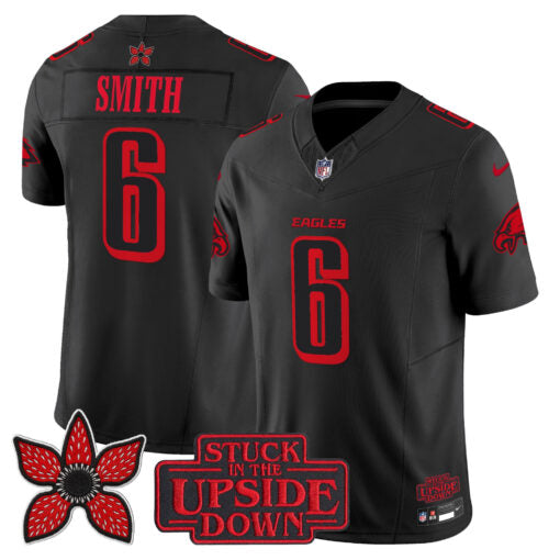 DeVonta Smith Philadelphia Eagles 'Stranger Things Edition' Jersey - Black