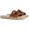 GUCCI CUT-OUT SLIDE " BROWN BEIGE "