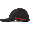 GUCCI GG canvas Original Baseball Hat web black / Style 200035 KQWBG 9791