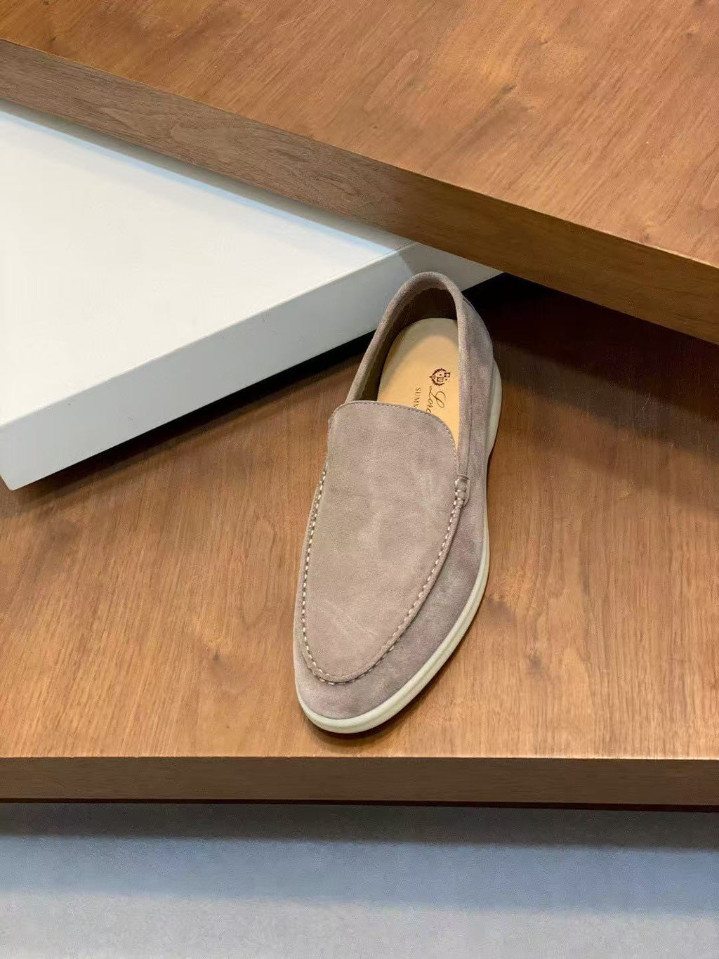 LP 2025 Summer Walk Loafer Grey Suede