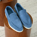 Loro Piana 2026 Summer Walk Loafer Blue Suede Leather