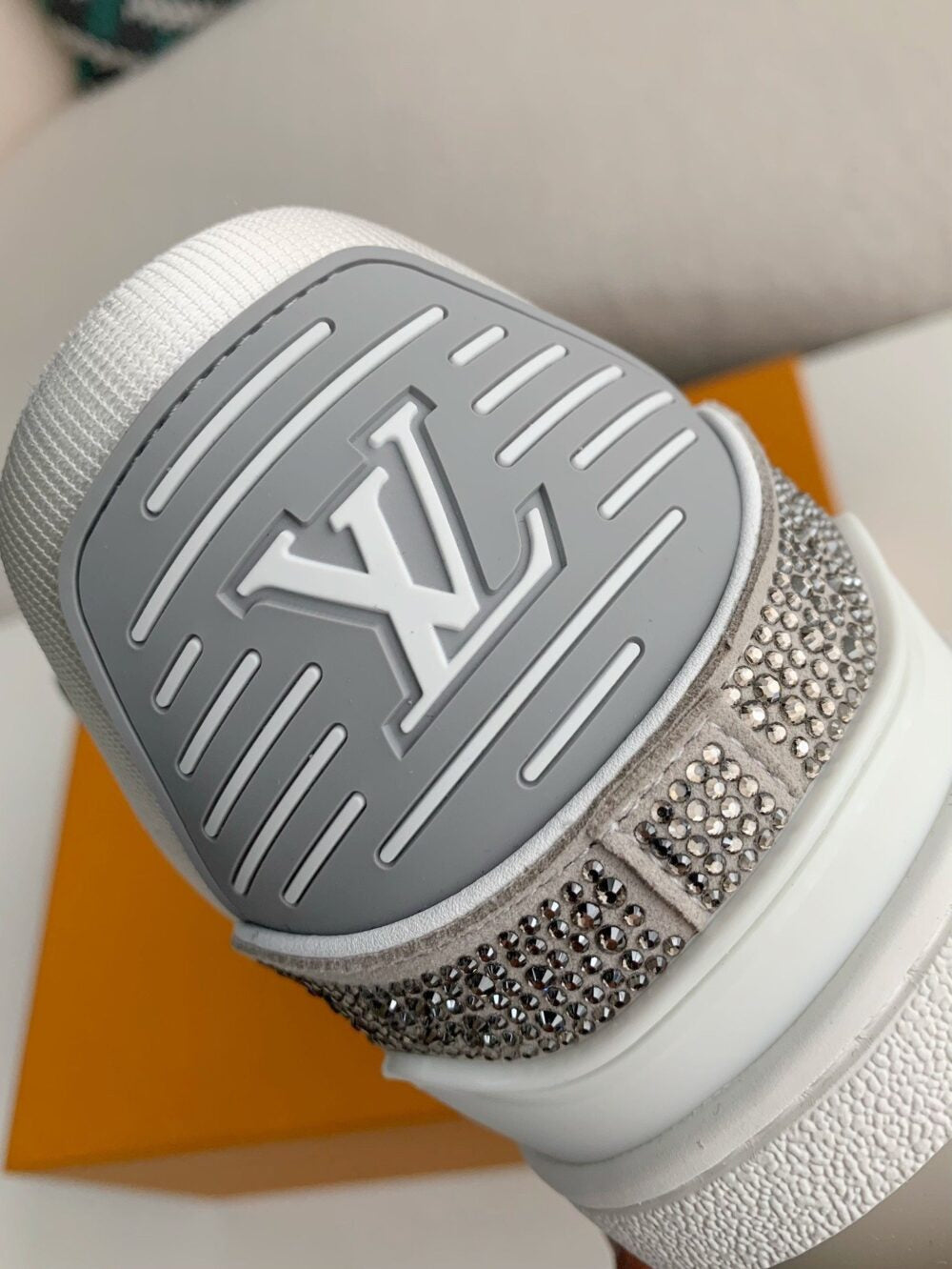 Louis Vuitton LV Trainer Sneaker 'Denim Monogram Grey Diamond'