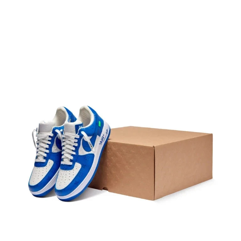 Louis Vuitton x Nike Air Force 1 Low 'By Virgil Abloh White/Blue'