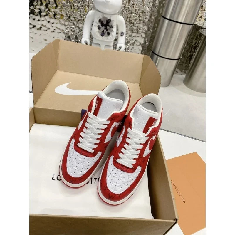 Louis Vuitton x Nike Air Force 1 Low 'By Virgil Abloh White/Red'
