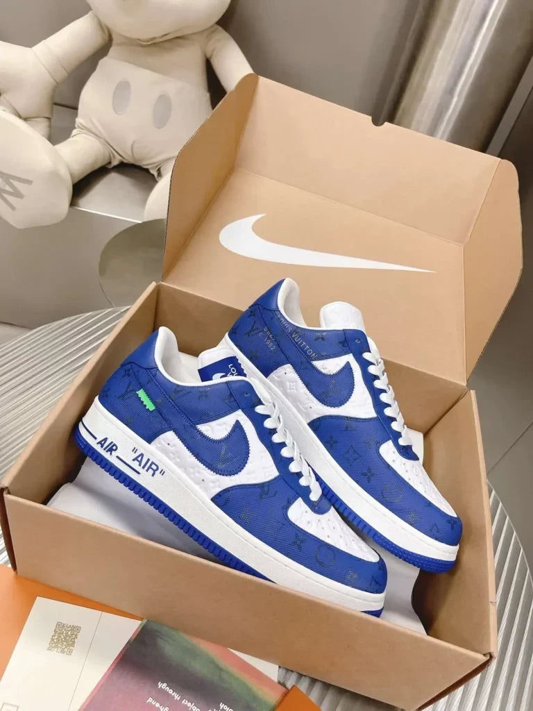 Louis Vuitton x Nike Air Force 1 Low 'By Virgil Abloh White/Blue'
