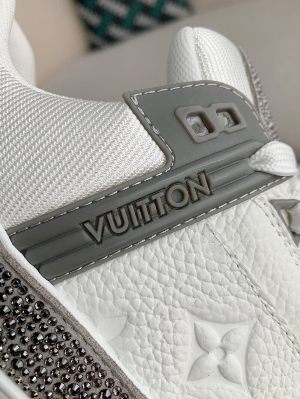 Louis Vuitton LV Trainer Sneaker 'Denim Monogram Grey Diamond'