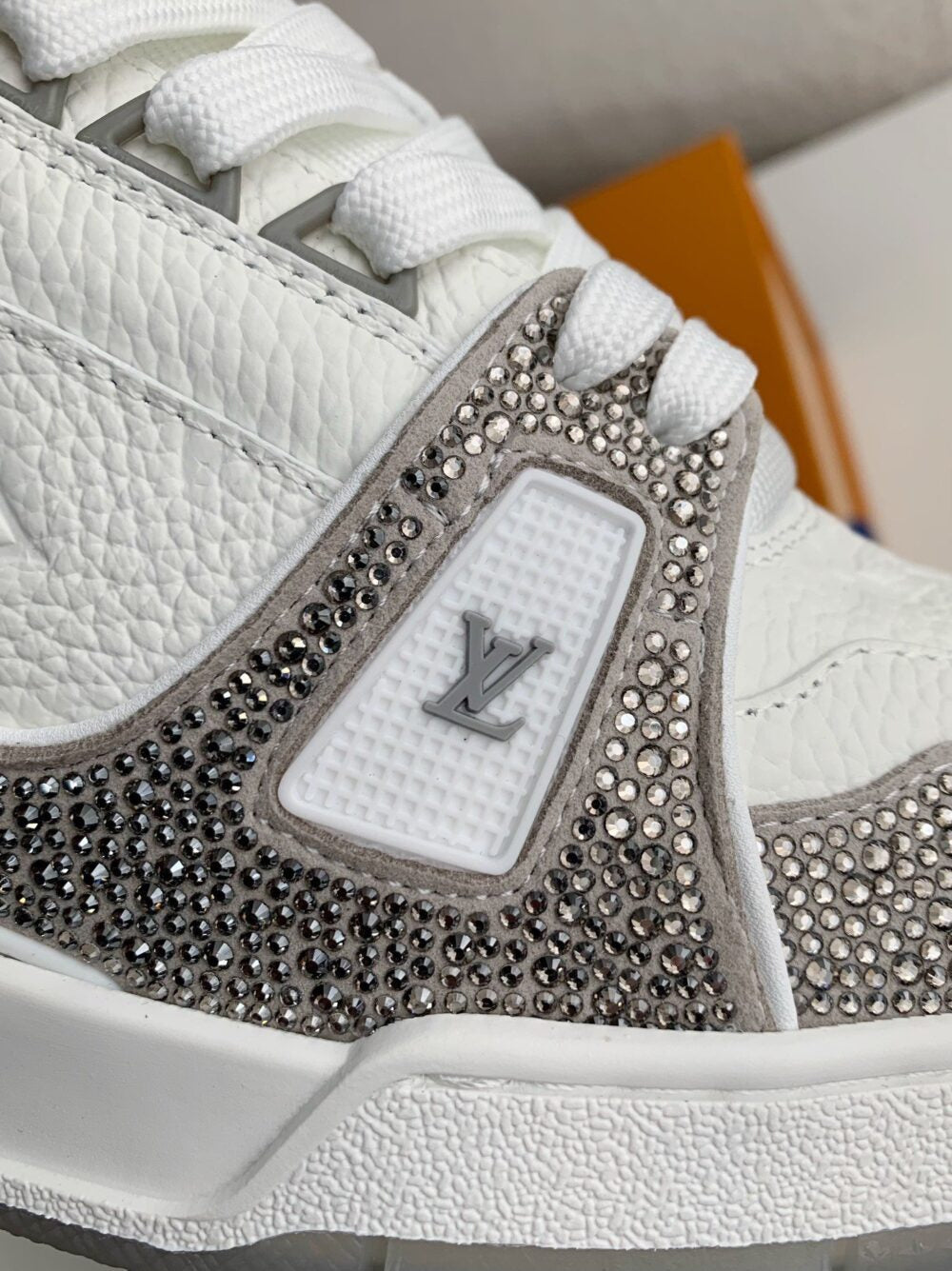 Louis Vuitton LV Trainer Sneaker 'Denim Monogram Grey Diamond'