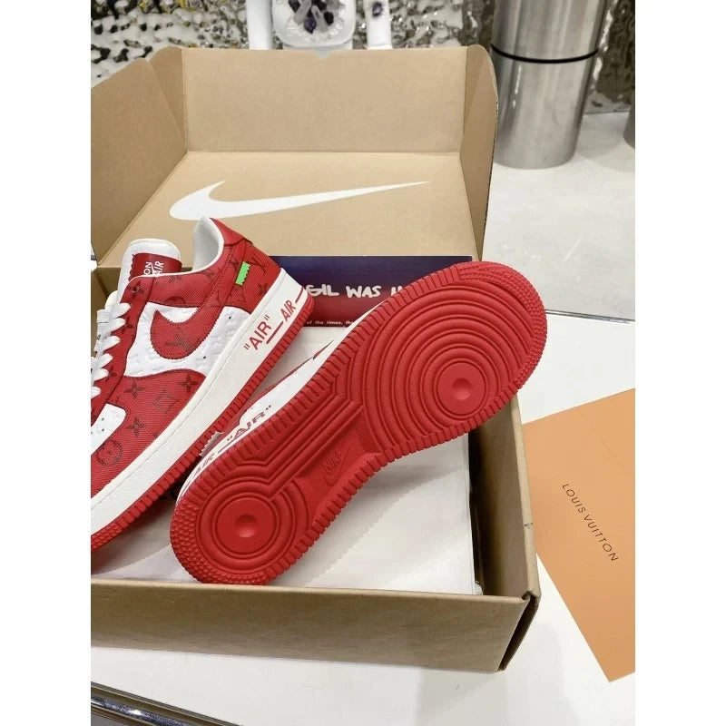 Louis Vuitton x Nike Air Force 1 Low 'By Virgil Abloh White/Red'