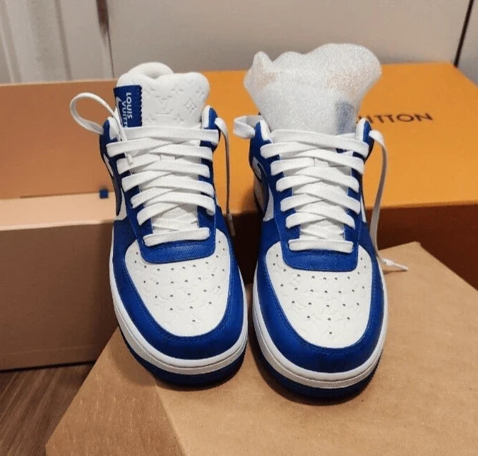 Louis Vuitton x Nike Air Force 1 Low 'By Virgil Abloh White/Blue'