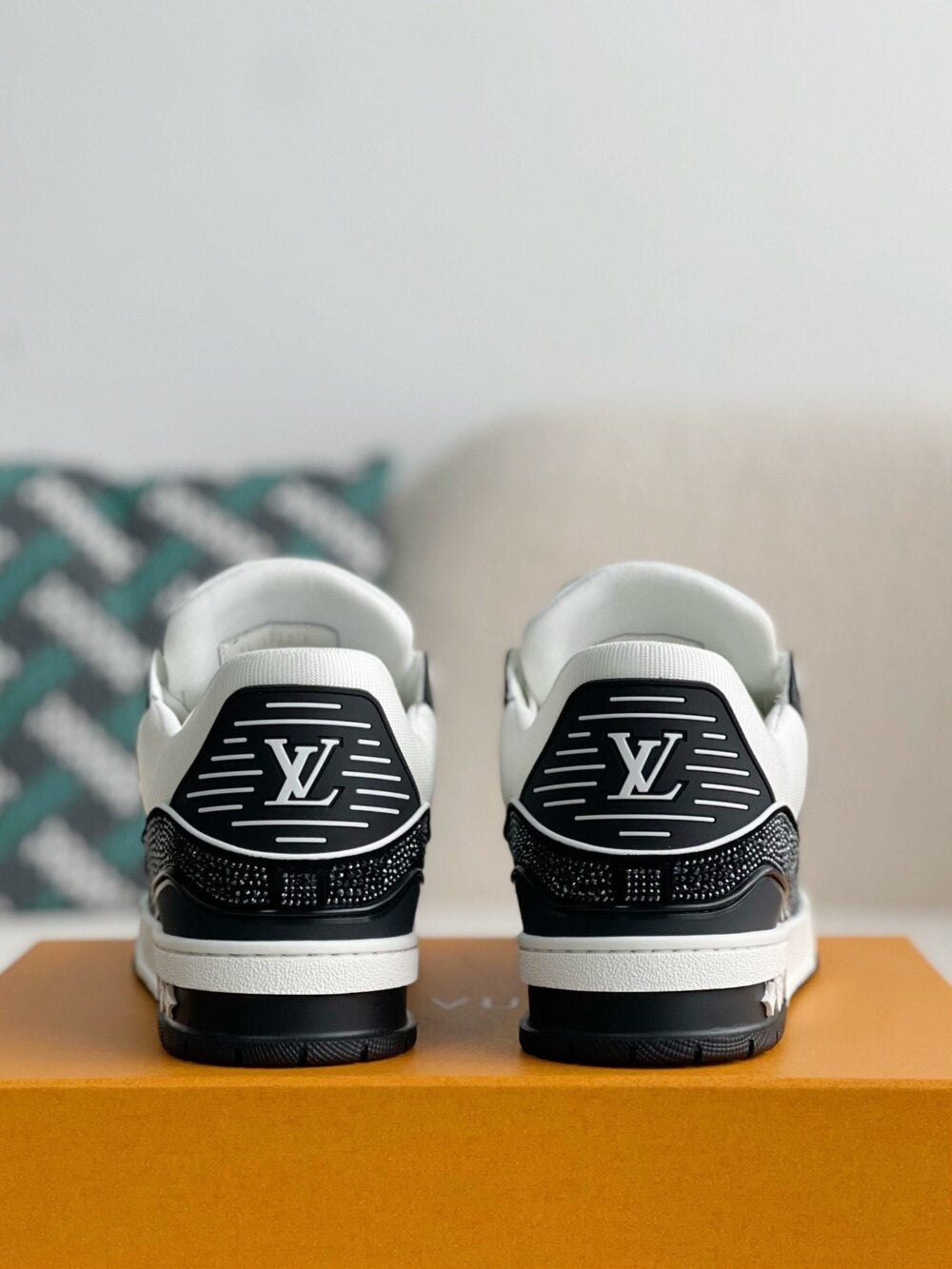 Louis Vuitton LV Trainer Sneaker 'Denim Monogram Black Diamond'