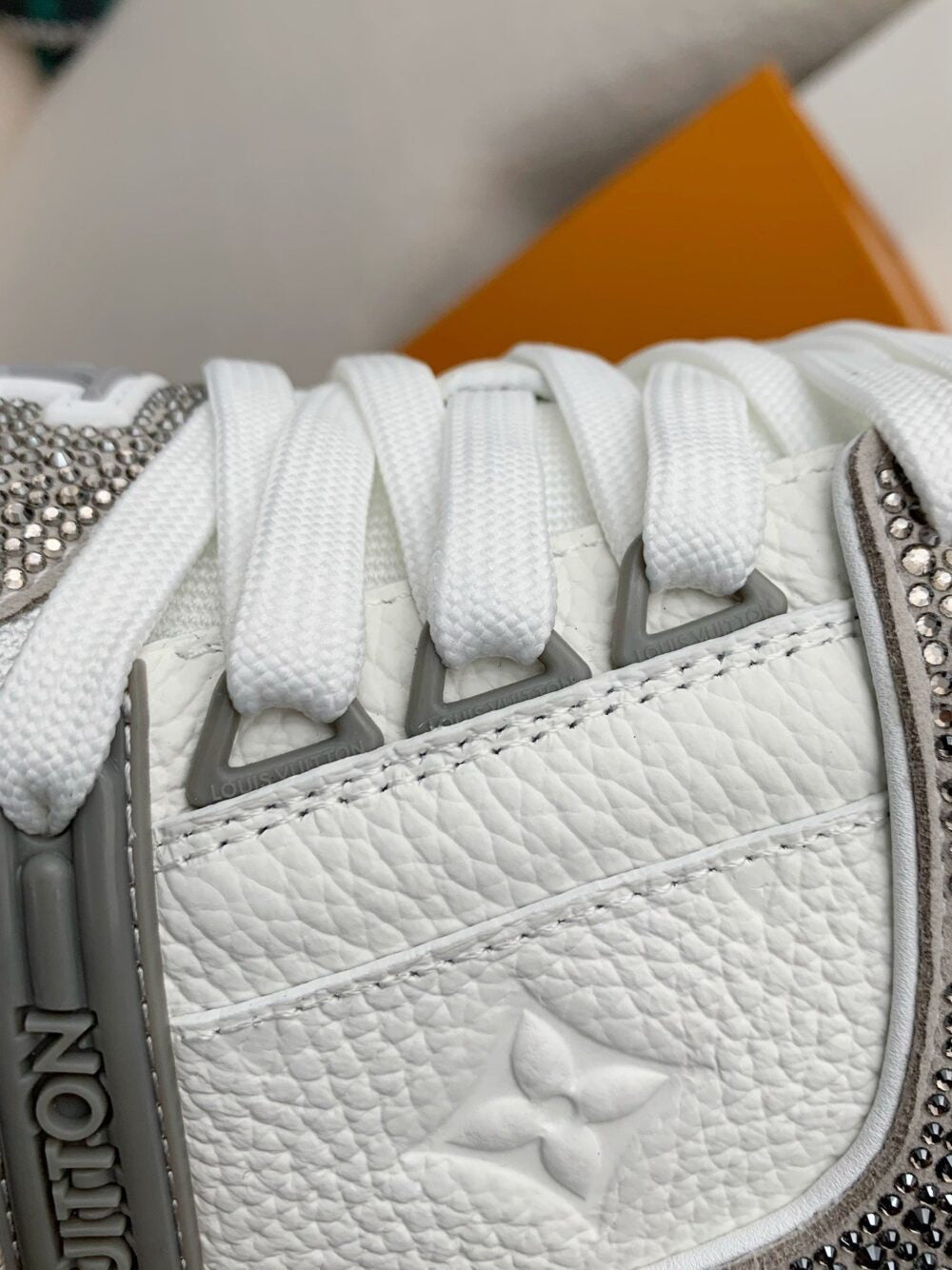 Louis Vuitton LV Trainer Sneaker 'Denim Monogram Grey Diamond'