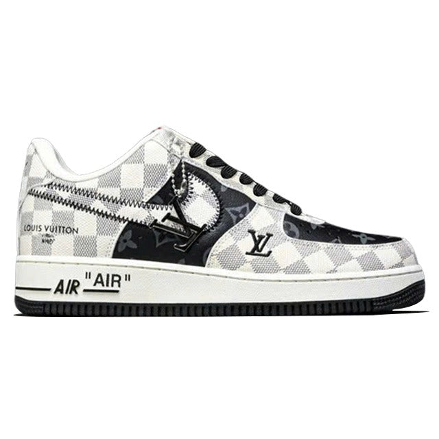 Louis Vuitton x Nike Air Force 1 'Royal Black'