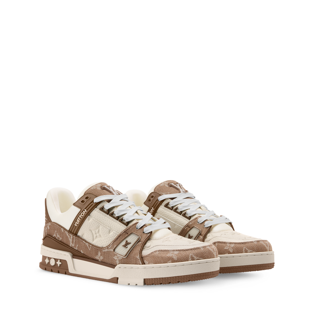Louis Vuitton LV Trainer Sneaker 'Monogram Brown Denim'
