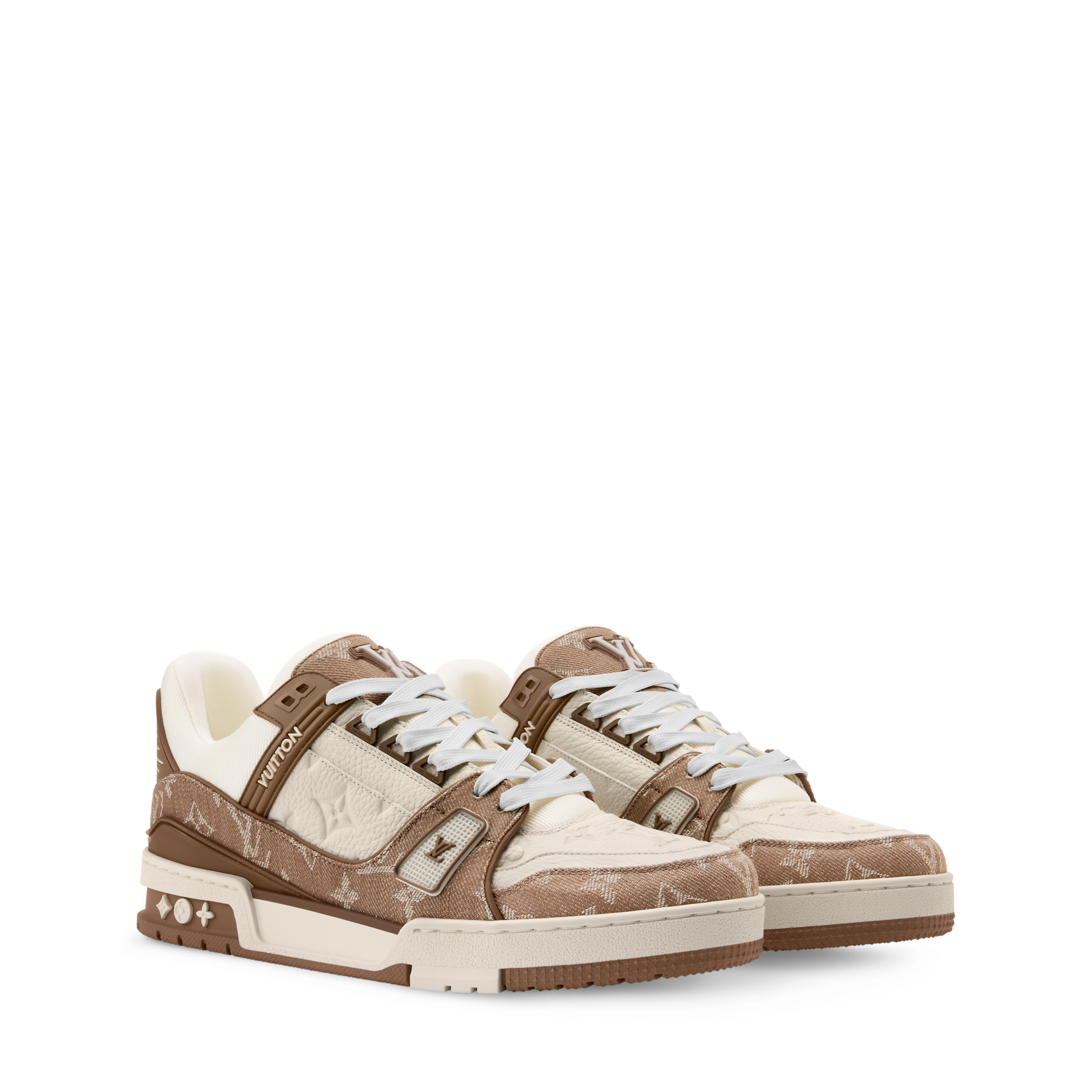 Louis Vuitton LV Trainer Sneaker 'Monogram Brown Denim'