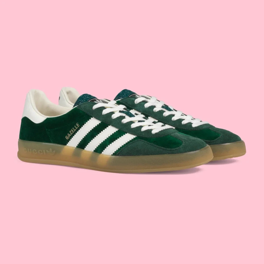 Adidas x Gucci Gazelle 'Green'
