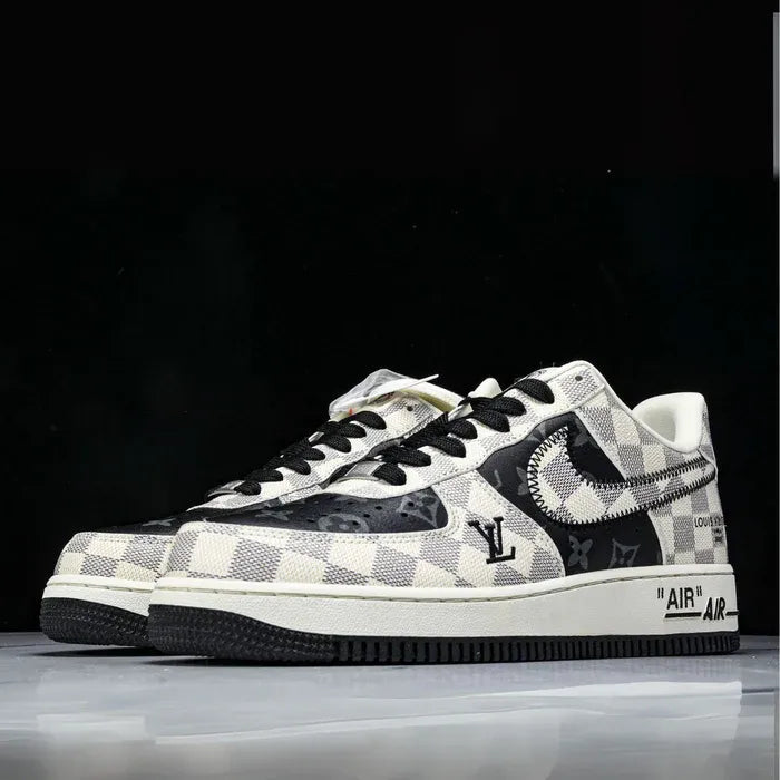 Louis Vuitton x Nike Air Force 1 'Royal Black'
