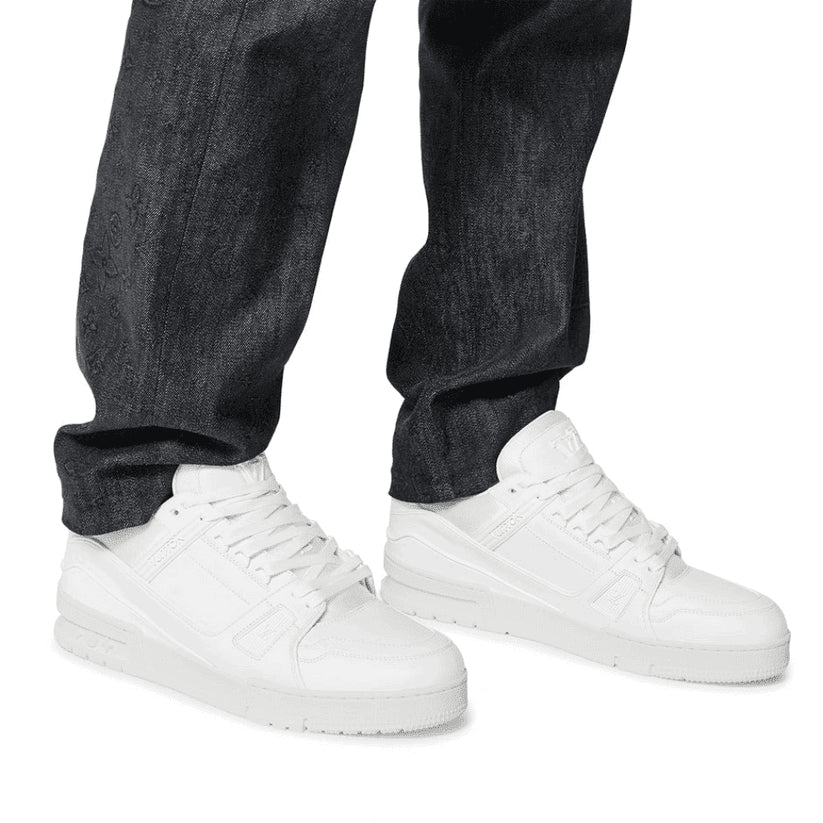 Louis Vuitton LV Trainer Sneaker 'All White'