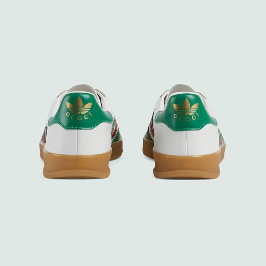Adidas x Gucci Gazelle 'White Green Red'