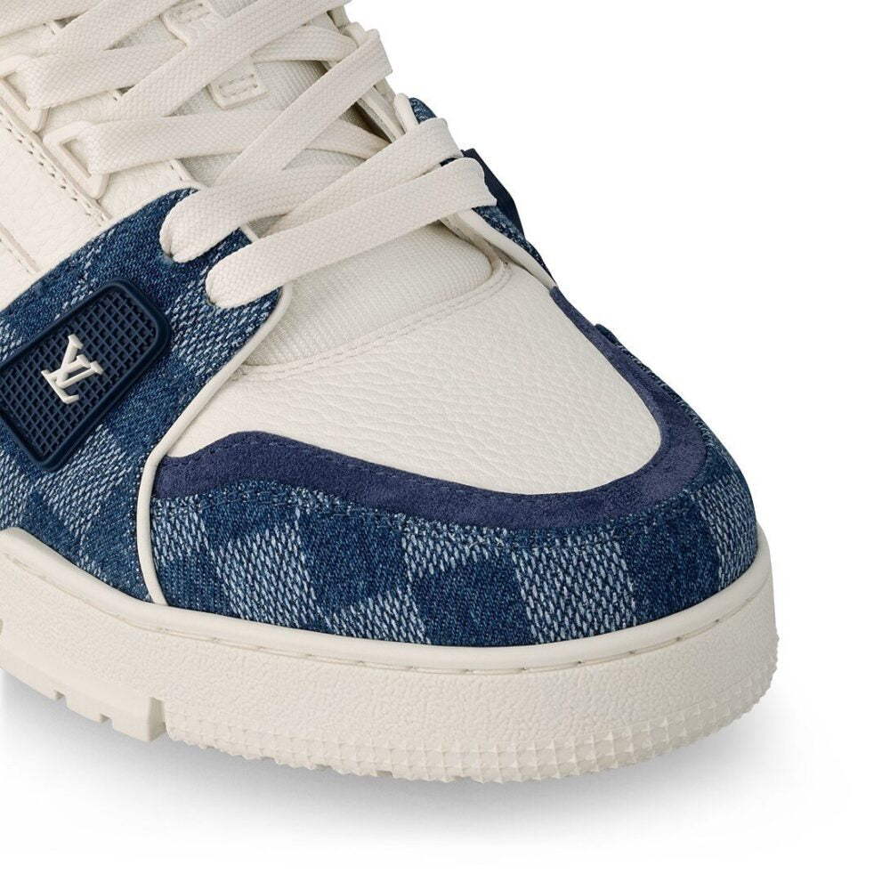 Louis Vuitton LV Trainer Sneaker 'Damier Denim Blue'