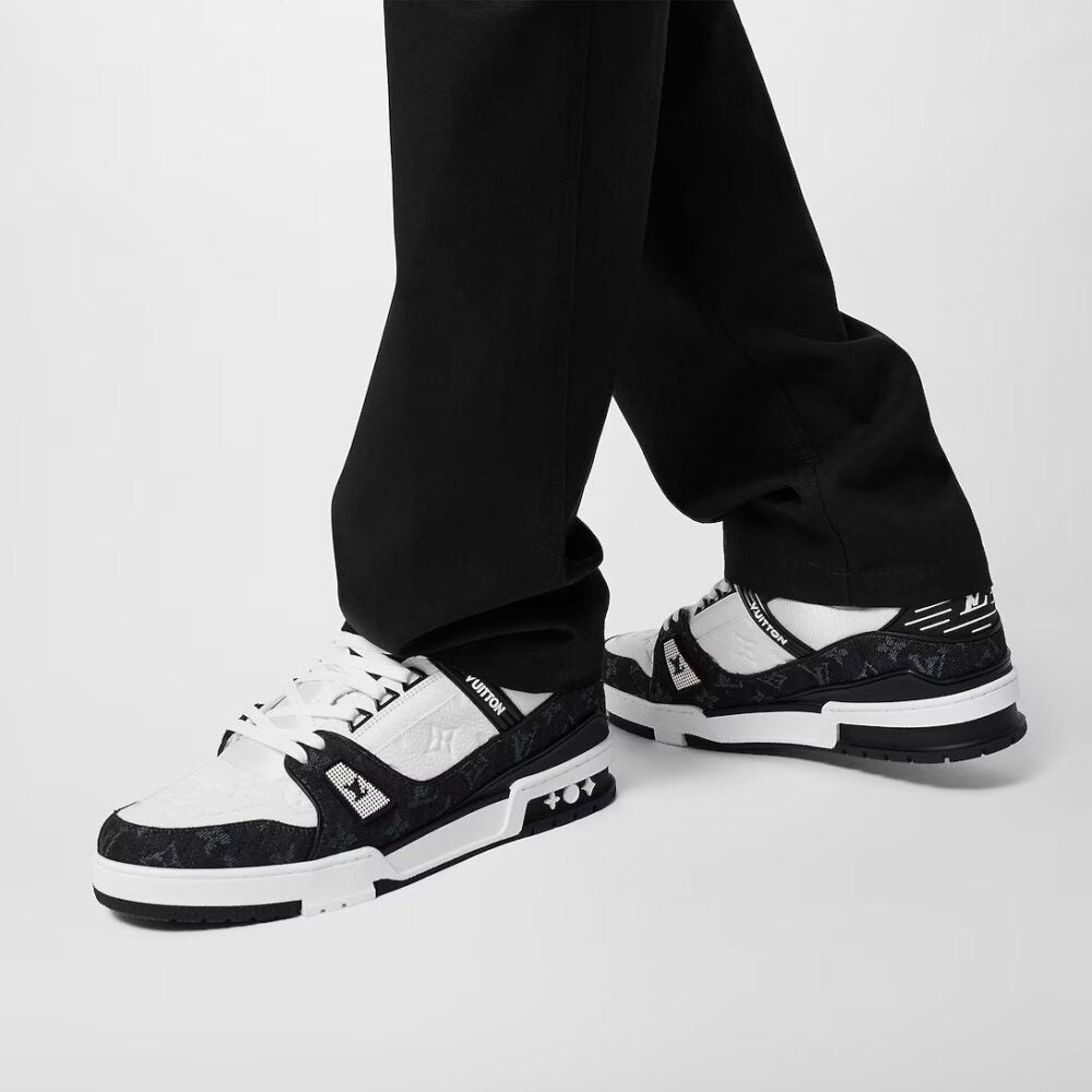 Louis Vuitton LV Trainer Sneaker 'Monogram Black Denim'