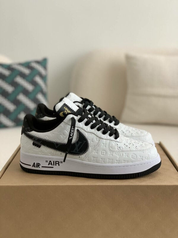 Louis Vuitton x Nike Air Force 1 Low 'White Black'