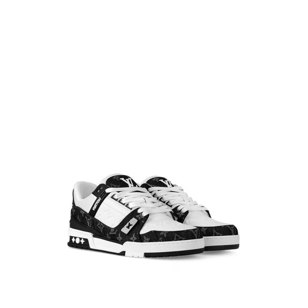 Louis Vuitton LV Trainer Sneaker 'Monogram Black Denim'