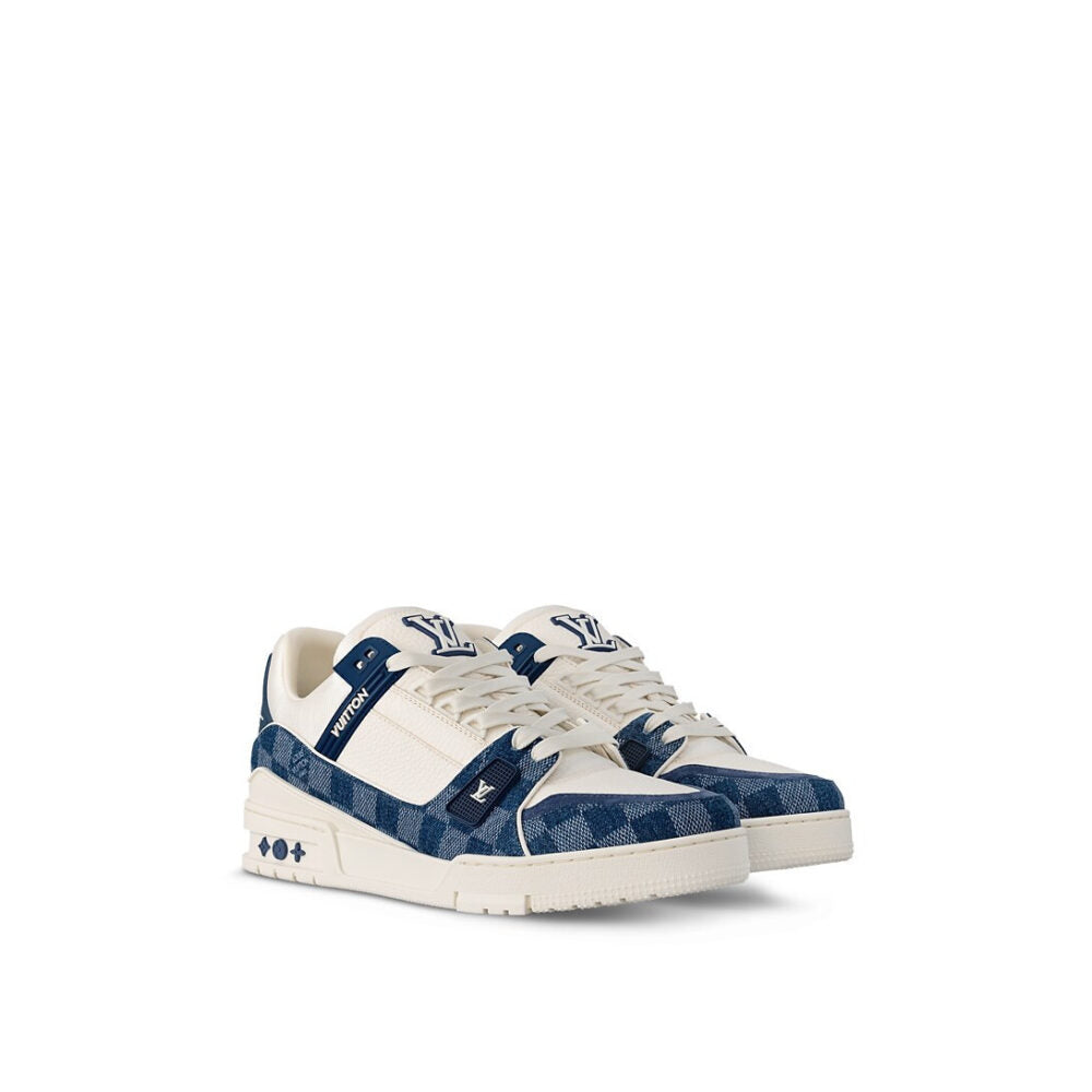 Louis Vuitton LV Trainer Sneaker 'Damier Denim Blue'