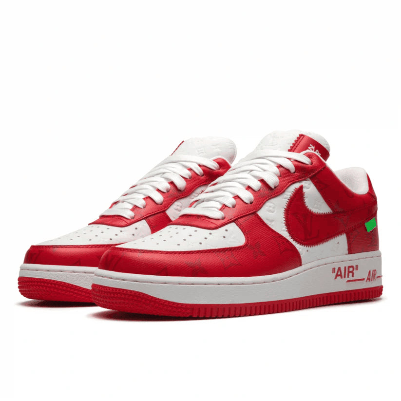 Louis Vuitton x Nike Air Force 1 Low 'By Virgil Abloh White/Red'