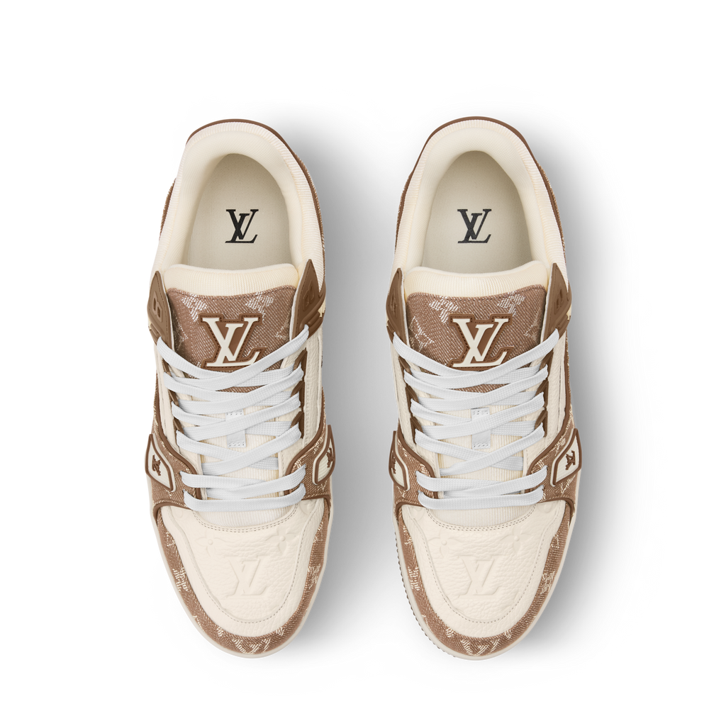 Louis Vuitton LV Trainer Sneaker 'Monogram Brown Denim'